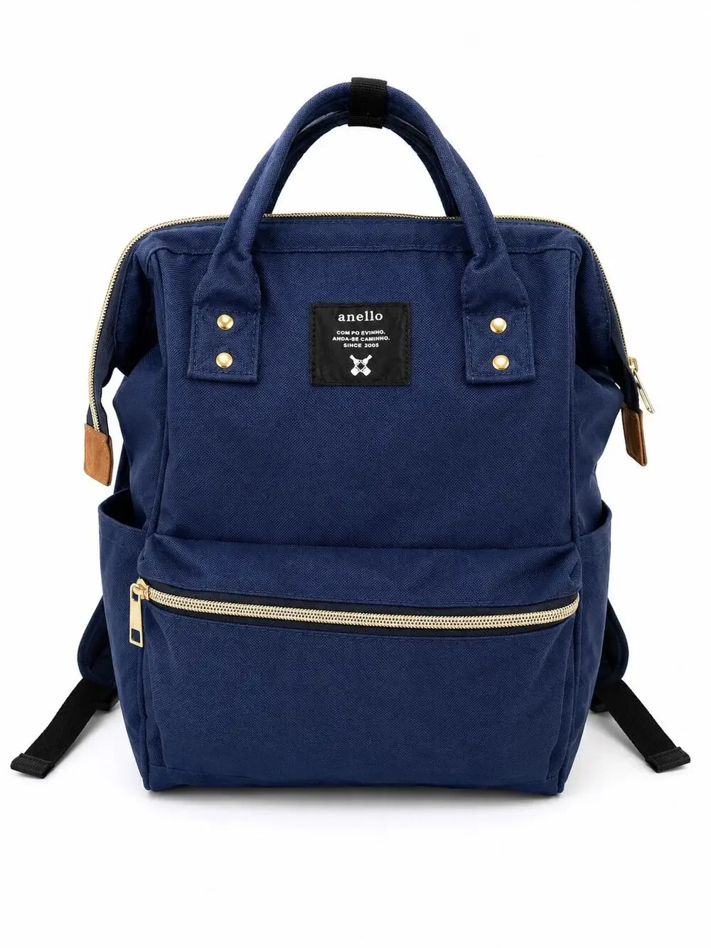 Anello Navy Blue Diaper Bag Backpack Baby Changing Travel Mommy Tote Japan
